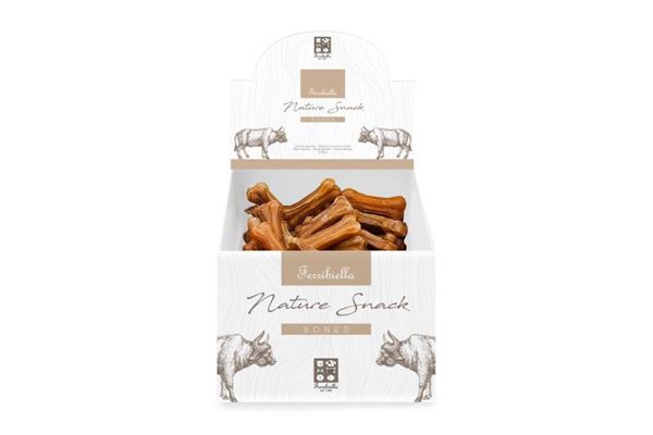 BOX 120PC LITTLE BONES RAWHIDE 2,4K