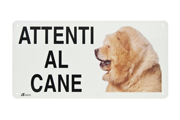 Imagen de OFF CARTEL METAL'CUIDADO CON PERRO'
