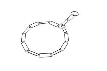 Εικόνα της CHROME CHOKE COLLAR  HAIR PROTECT 4MMX73