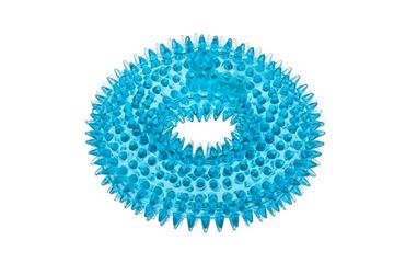 DONUT SONORO CON PUNTE BLU D.13CM