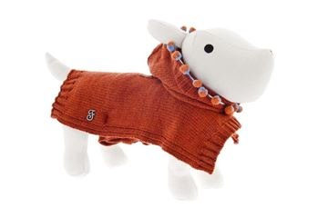 OFF PONCHO IN MAGLIA XXS RUGGINE 17CM