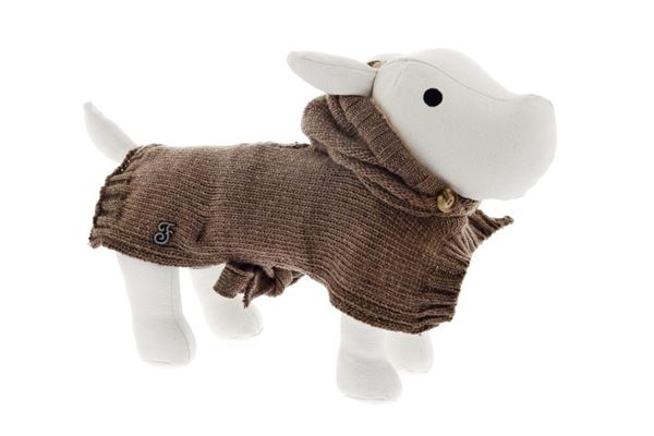 OFF PONCHO IN SWEATER XXS GREY 17CM