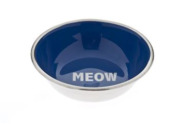Εικόνα της MEOW INOX BOWL 350ML BLUE