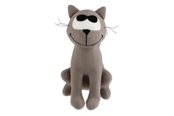 Imagen de MANIQUI GATO TEJIDO CM.35 BEIGE