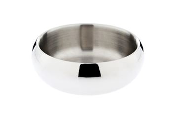 BOL DOUBLE WALL ROUNDED INOX Ø=21CM