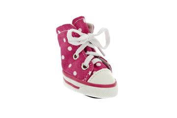 SNEAKERS POIS ROSA 4 PZ. CM.5,8X4,5