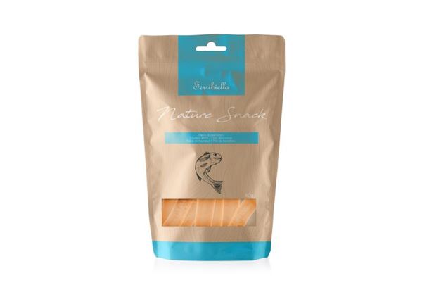 BOX 10PCS. FISH STRIPS 80GR.