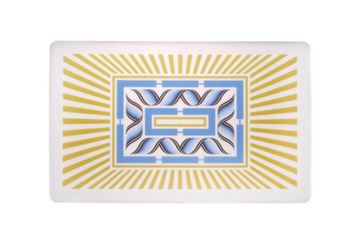 OFF TAPPETINO P+DB GIALLO BLU SICILIA