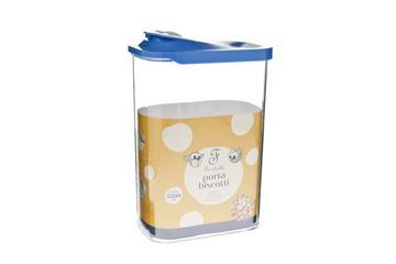 PORTA BISCOTTI 2200ML-15,8X9,8X24CM BLU
