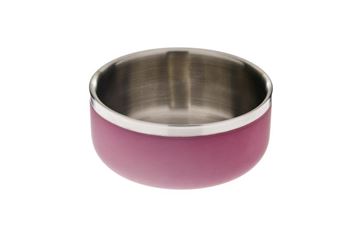 BOL DOUBLE WALL MATTE L D.17CM BORDEAUX