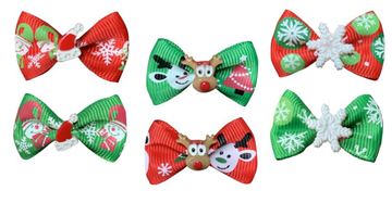 Εικόνα της CHRISTMAS BOWS BOX 50PCS