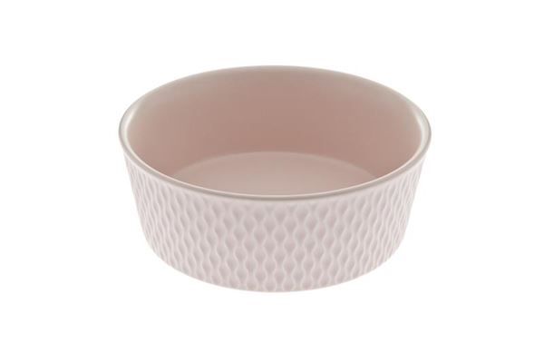 GALATEA PORCELAIN BOWL 16X6CM 600ML PINK