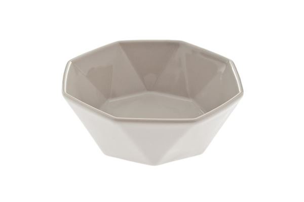 CUENCO CERAM PITAGORA 16X6CM 600ML GRIS
