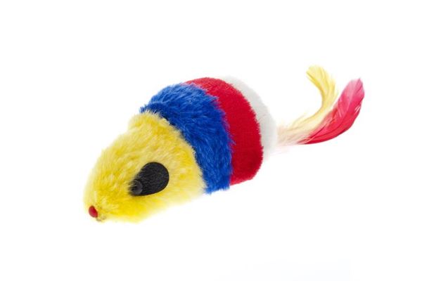 CARTE 12 SOURIS AVEC PLUMES