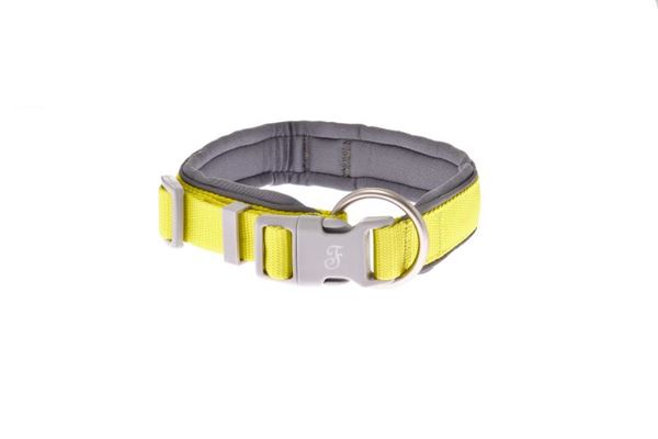 COLLIER NODO 1,5X30-39CM JAUNE