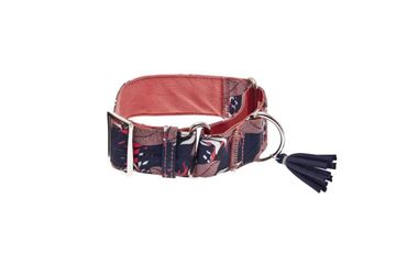 COLLARE MARTINGALA KAMI M 5X32-46CM ROSA