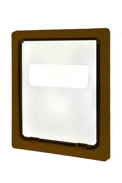 PUERTA GO-GO CAT PARED 20X19X5,5 MARRÓN