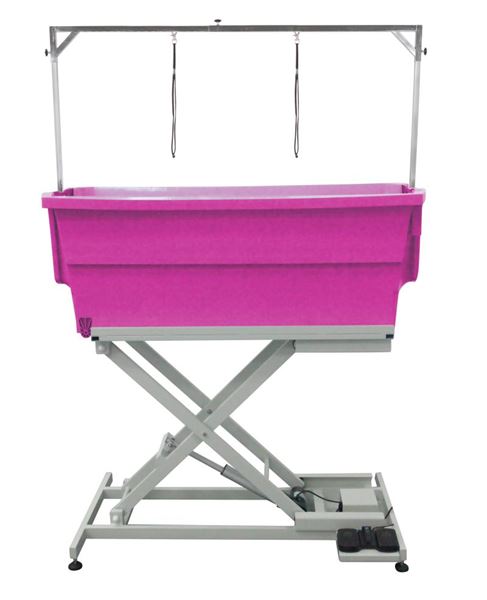 VASCA VETRORESINA ELET. C/BRACCIO FUCSIA
