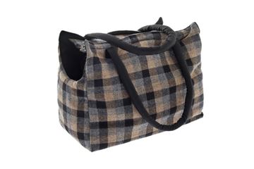 Εικόνα της GAIA WOOL BAG 38X23X32CM TARTAN