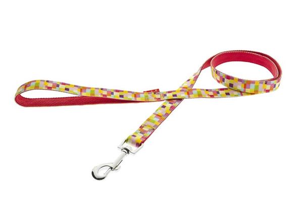 LEASH COLOR 15MMX120CM PINK PIXEL