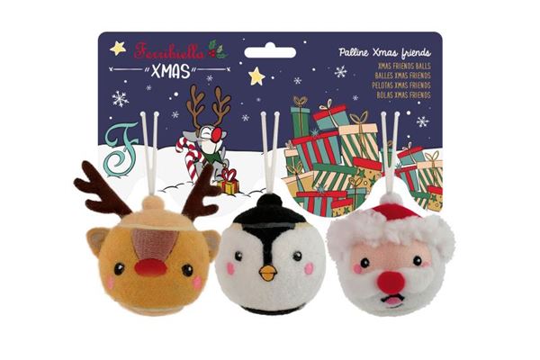 Изображение XMAS FRIENDS TENNIS BALLS - 3PCS PACK