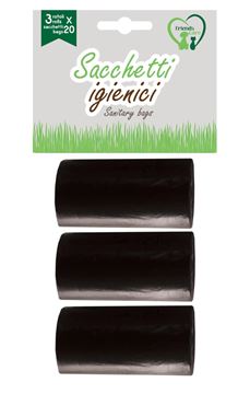 BLISTER 3 ROLLS HYGIENIC BAGS