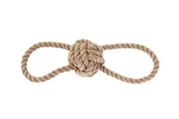 GIOCO CORDA CANAPA PALLA MANIGLIE S 6X6X
