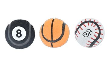 PALLE SPORT MEDIUM Ø6,4CM CARD 3PZ