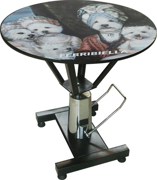 TAVOLO IDRAULICO ROTONDO D.70CM H.71,5-8