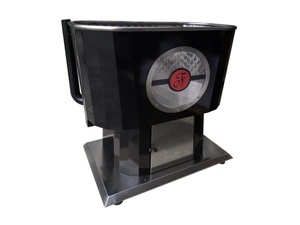 VASCA INOX "SPA" C/OBLO' VERNICIATA CON