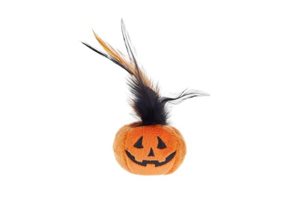 PACK 6PZ ZUCCA E PALLINA GATTO 15CM