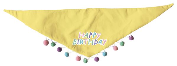 BANDANA HAPPY BIRTHDAY - PACK 3 PCS