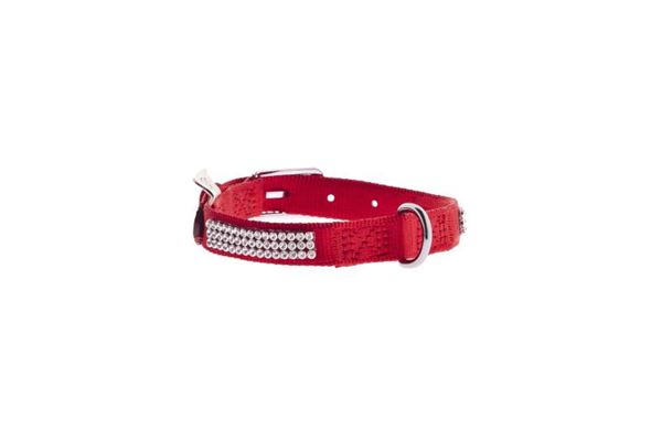 COLLARE NYLON C/STRASS    10MMX30CM