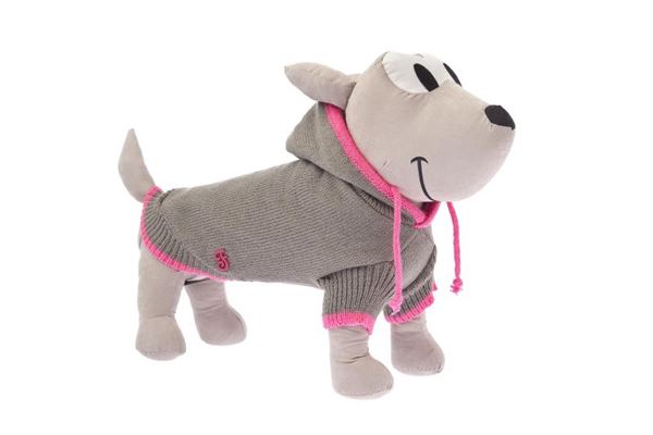 PULL-OVER +CAP SCINTILLA 33CM GRIS