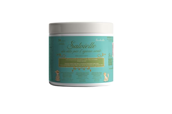 BOX SALVIETTE DITO PULIZIA DENTI 6X50PZ