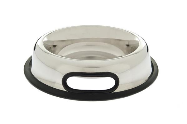 INOX BOWL RUBB.HANDLE D.14,5-0,47LT