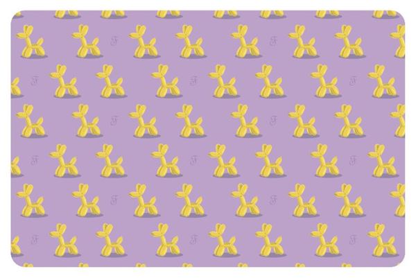 TAPPETINO SOTTOCIOTOLA BALLOON DOG 43X28